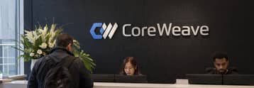 Why is CoreWeave stock rising 8% today