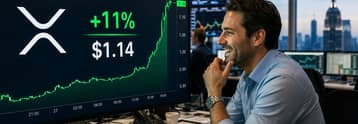 XRP jumps 11%: can bulls turn $1.10 into the start of a bigger breakout?